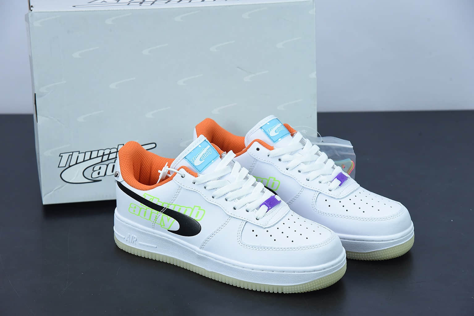 耐克 Nike Air Force 1 Low 'Have A Good Game'白黑橙空军一号反勾低帮休闲板鞋纯原版本 货号：DO2333-101