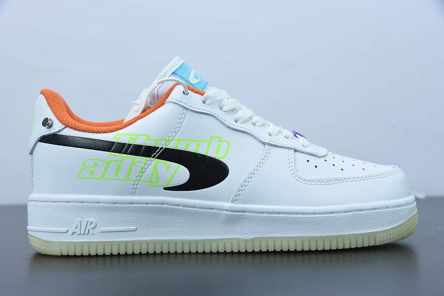 耐克 Nike Air Force 1 Low 'Have A Good Game'白黑橙空军一号反勾低帮休闲板鞋纯原版本 货号：DO2333-101