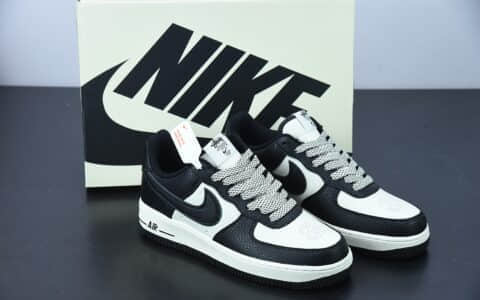 耐克 Nike Stussy x Nike Air Force 1 Low 斯图西联名黑白反光满天星空军一号低帮休闲板鞋纯原版本 货号：ST2022-618