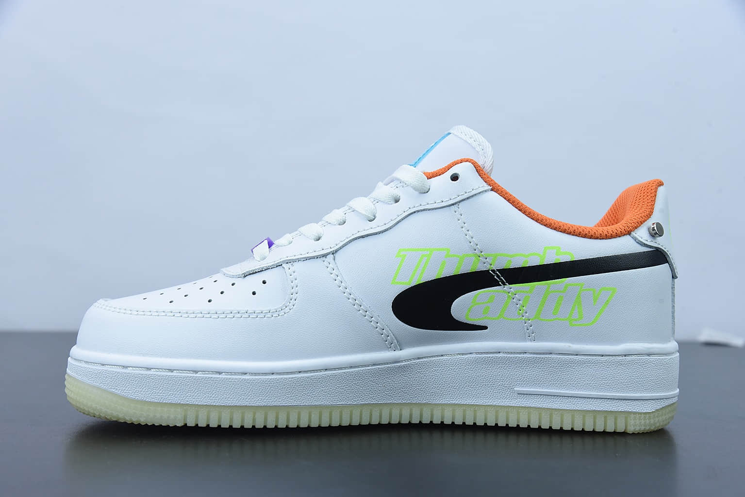 耐克 Nike Air Force 1 Low 'Have A Good Game'白黑橙空军一号反勾低帮休闲板鞋纯原版本 货号：DO2333-101