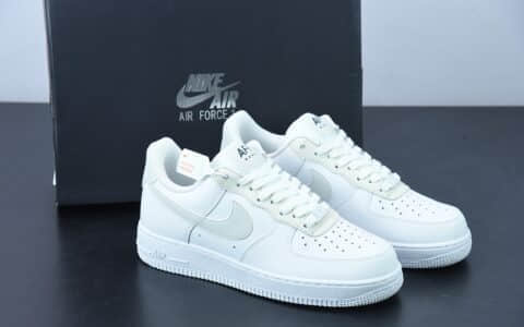 耐克Nike Air Force 1 Low 空军一号白灰低帮百搭休闲运动板鞋纯原版本 货号：315115-168