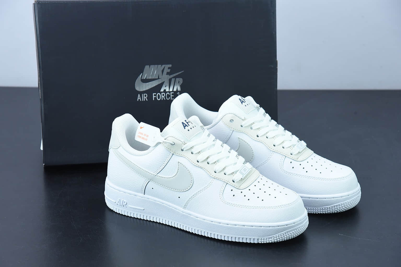 耐克Nike Air Force 1 Low 空军一号白灰低帮百搭休闲运动板鞋纯原版本 货号：315115-168