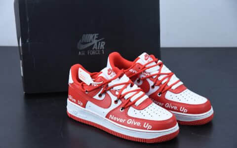 耐克 Nike Air Force 1 React LV8 中国红空军一号低帮休闲板鞋纯原版本 货号：CV1724-100