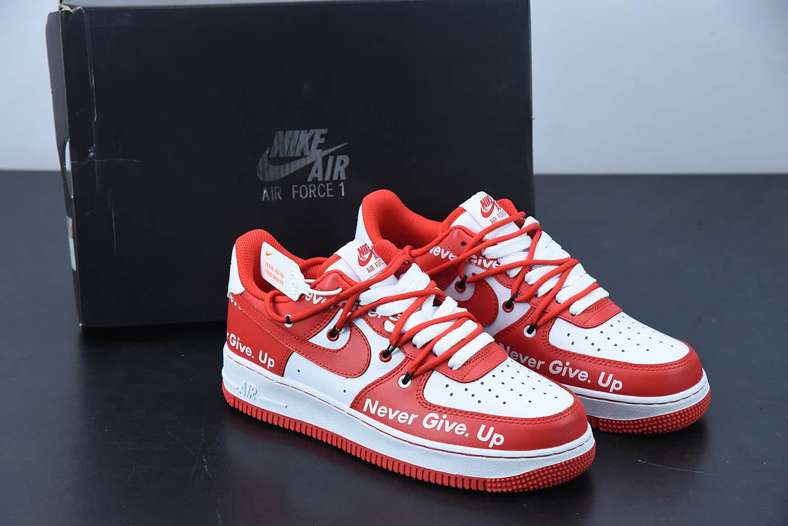 耐克 Nike Air Force 1 React LV8 中国红空军一号低帮休闲板鞋纯原版本 货号：CV1724-100