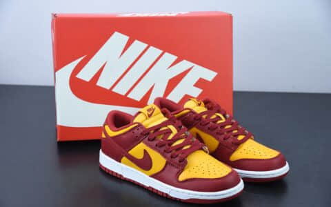 耐克 Nike SB Dunk LowMidas Gold 番茄炒蛋色 扣篮系列低帮休闲运动滑板板鞋纯原版本 货号： DD1391-701