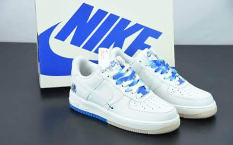 耐克 Nike Air Force 1 Low '07 “米白蓝”达拉斯独行侠城市限定低帮空军一号休闲板鞋纯原版本 货号：DH2088-606