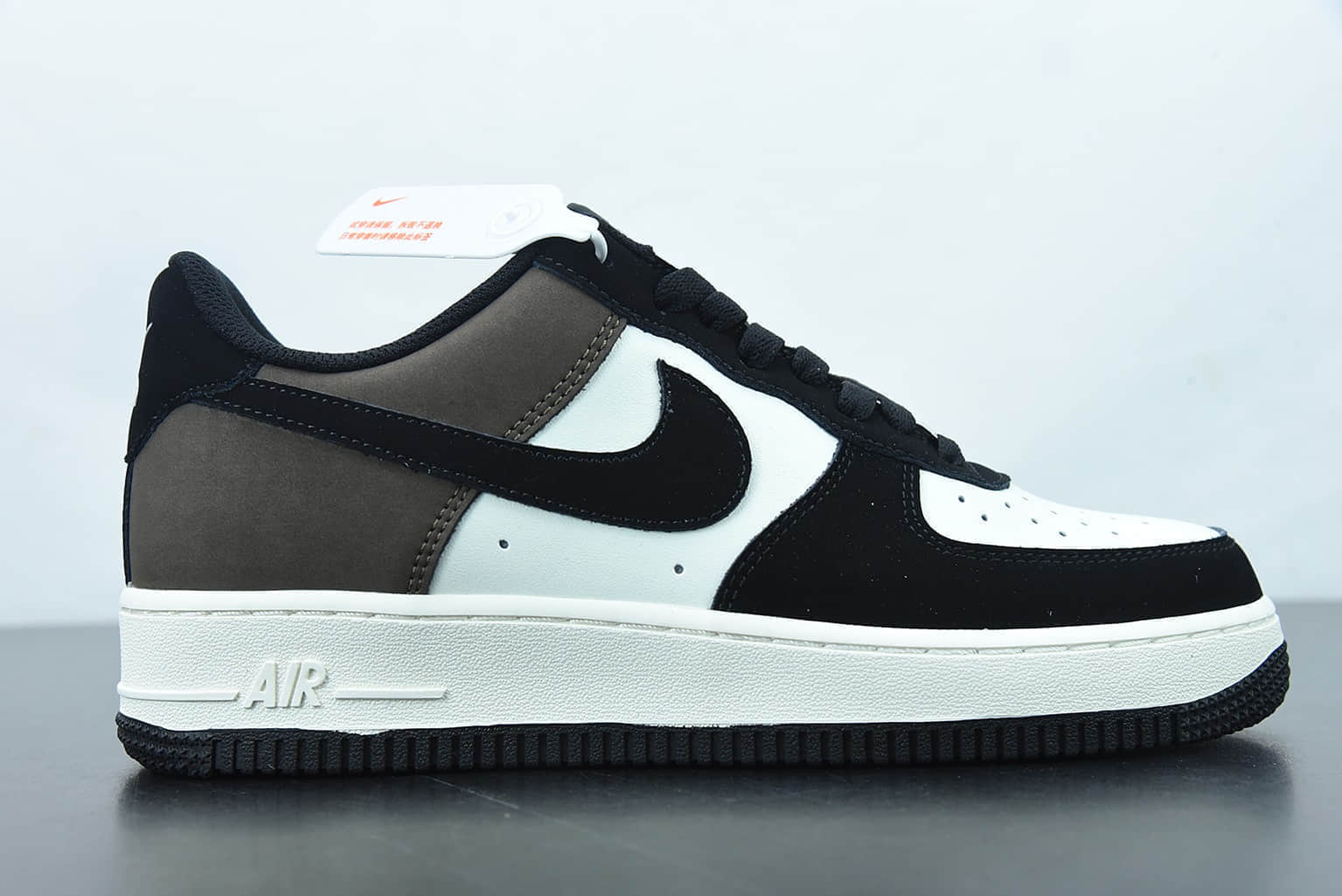 耐克 Nike Air Force 1'07 Low摩卡黑拼接空军一号低帮休闲板鞋纯原版本 货号：YG5063-203