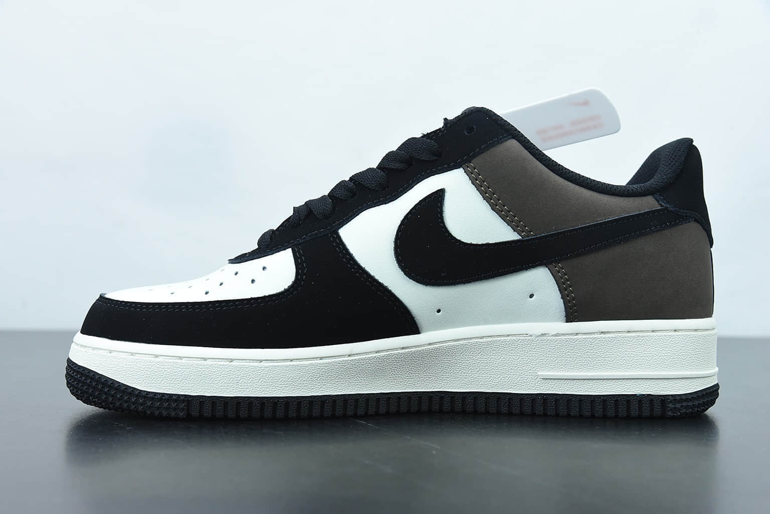 耐克 Nike Air Force 1'07 Low摩卡黑拼接空军一号低帮休闲板鞋纯原版本 货号：YG5063-203