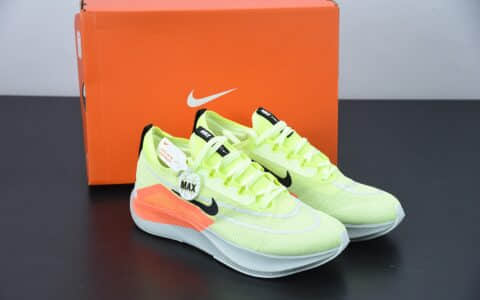 耐克Nike Zoom Fly 4 真碳黄红低帮专业慢跑跑步鞋纯原版本 货号：CT2392-700