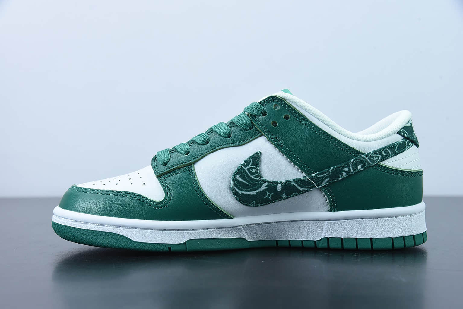 耐克 Nike Dunk Low  Green Paisley 白绿腰果花低帮运动休闲板鞋纯原版本 货号：DH4401-102