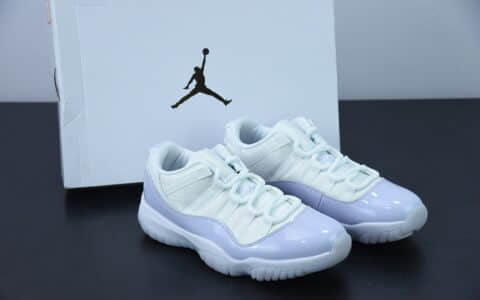 乔丹Air Jordan 11 Low Pure Violet 低帮AJ11白紫篮球鞋纯原版本 货号：AH7860-101