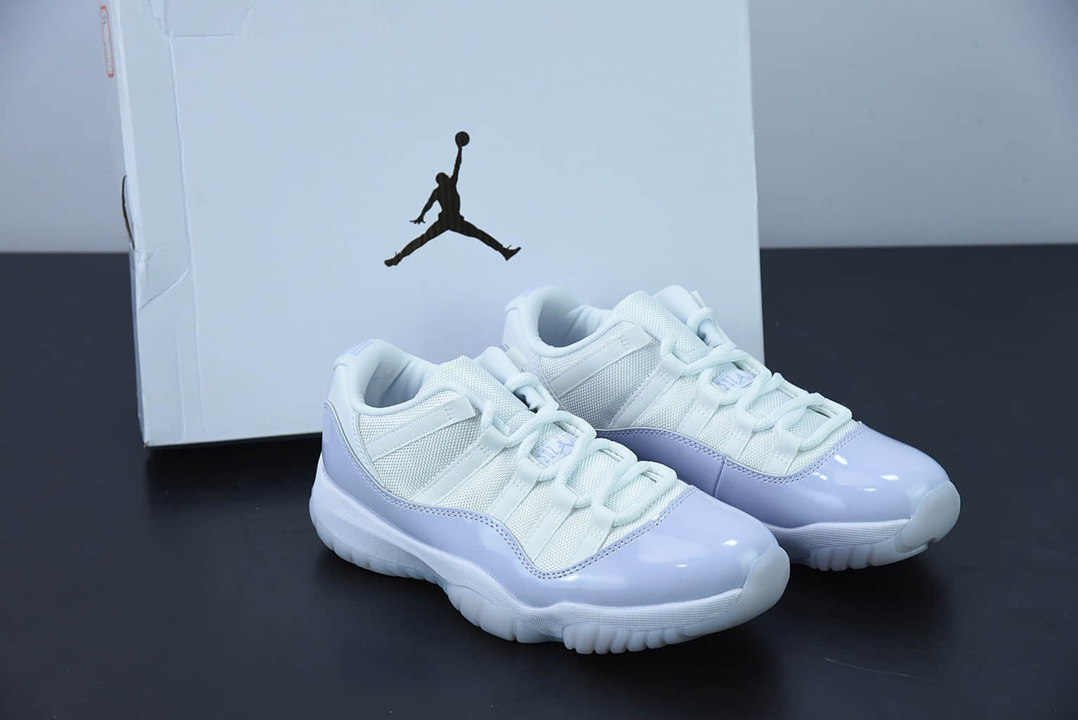 乔丹Air Jordan 11 Low Pure Violet 低帮AJ11白紫篮球鞋纯原版本 货号：AH7860-101