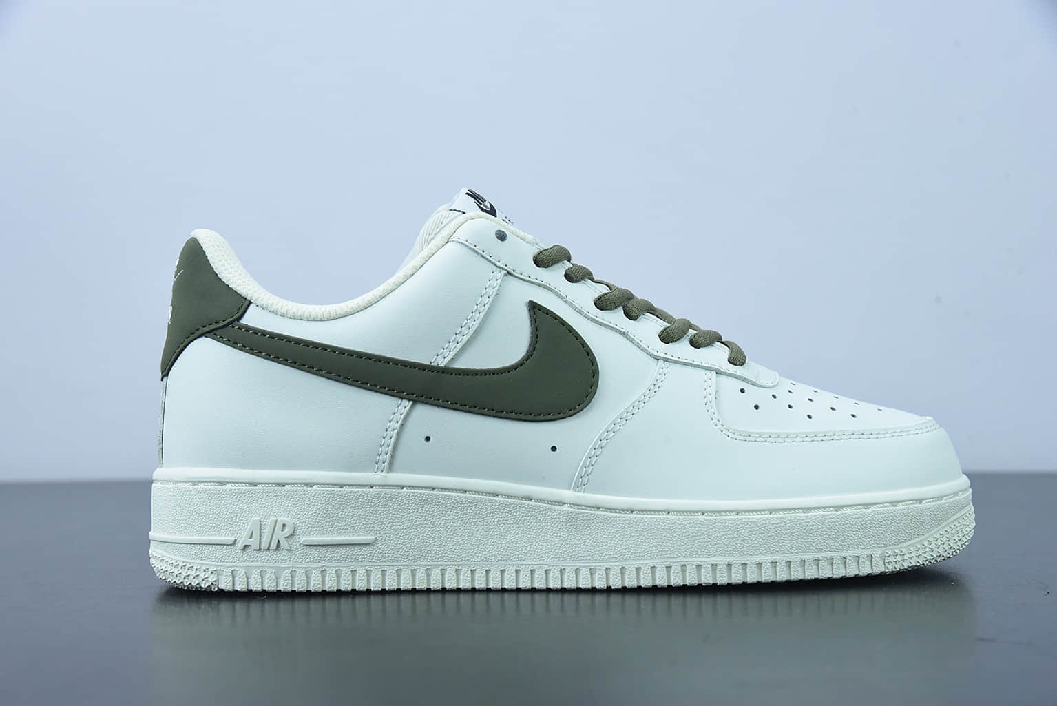 耐克 Nike Air Force 1 Low 空军一号米白绿配色低帮百搭休闲运动板鞋纯原版本 货号：CQ5059-110