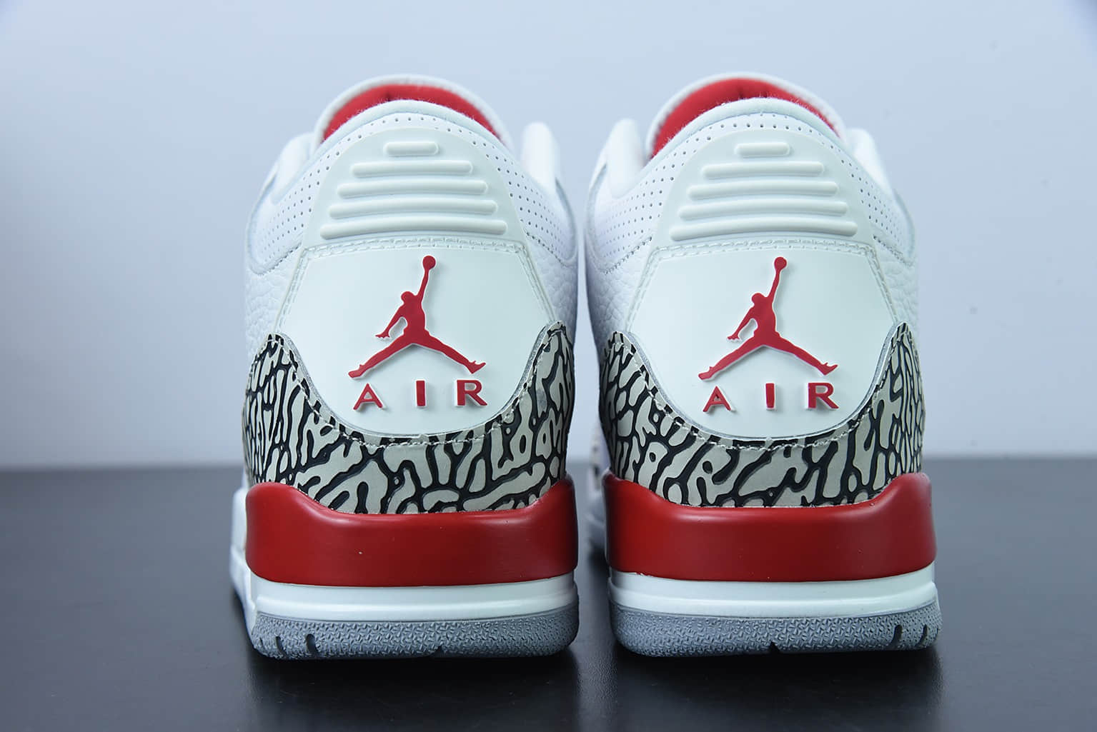 乔丹Air Jordan 3 Retro Hall of Fame 卡特琳娜飓风白红篮球鞋纯原版本 货号：136064-116