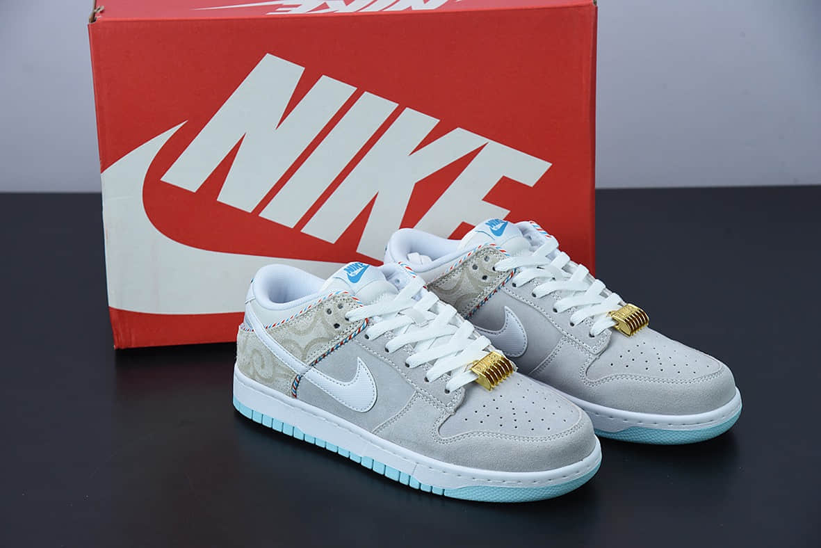 耐克 Nike SB Dunk Low “Barber Shop” 理发店联名低帮休闲板鞋纯原版本 货号：DH7614-500