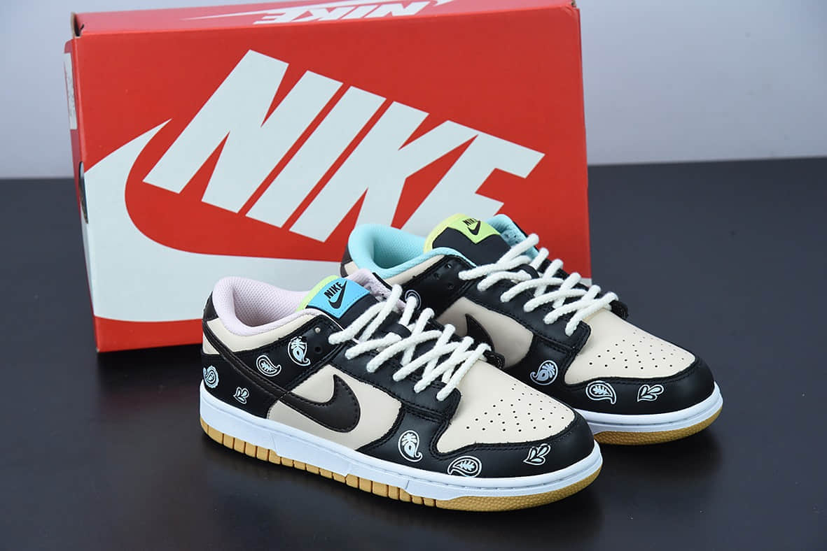 耐克 Nike Dunk Low SE Free .99 腰果花 SB扣碎篮板时尚休闲板鞋纯原版本 货号：DH0952-001