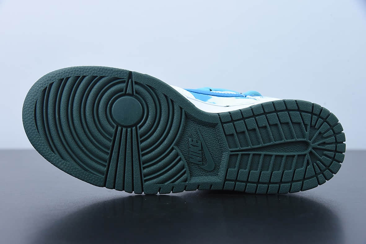 耐克 Nike SB DUNK LOW “Retro”解构闪电风蓝腰果花低帮休闲板鞋纯原版本 货号：DH0957-100