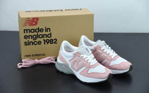 新百伦New Balance 770 全新系列白粉色复古休闲跑步鞋纯原版本 货号：W7709DB