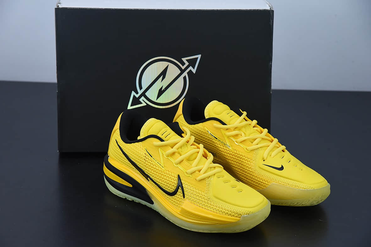 耐克 Nike AIR ZOOM G.T. CUT 李小龙黑黄实战篮球鞋纯原版本 货号：CZ0175-701