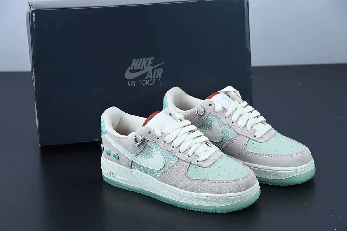 耐克 Nike Air Force 1 '07 Low 粉绿绿松石空军一号百搭休闲运动板鞋纯原版本 货号：DQ5361-011