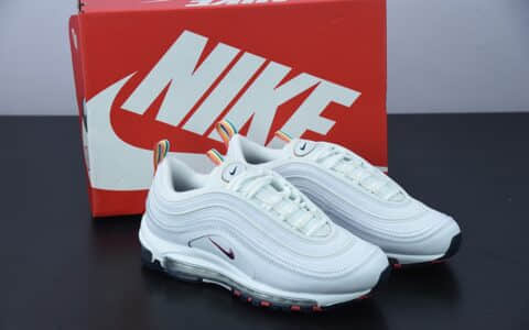 耐克 Nike Air Max 97 “Air Srung”子弹系列彩虹拉环男女休闲跑鞋纯原版本 货号：DH1592-100