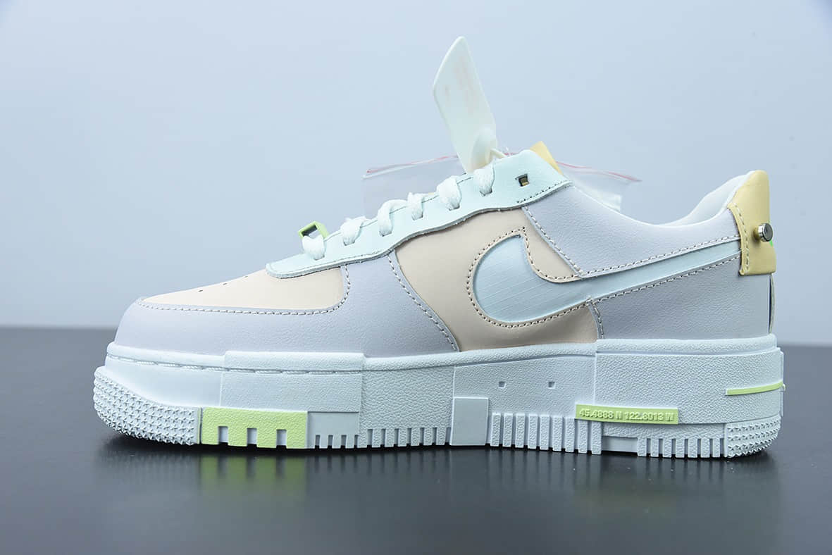 耐克 Nike LPL x Nk Air Force 1 Low Pixel Have A Good Game多色拼接像素荧光扣英雄联盟电竞系列空军一号低帮休闲文化板鞋纯原版本 货号：DO2330-511