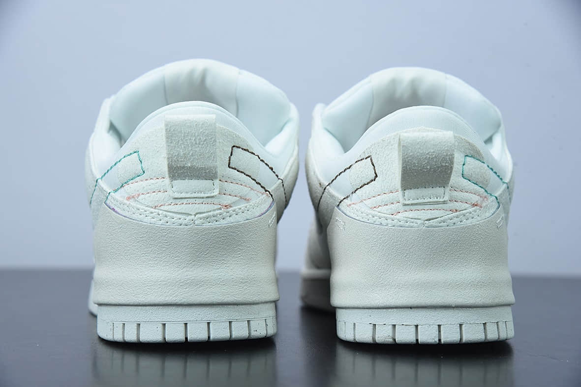 耐克 Nike Wmns Dunk Low Disrupt 2Pale Ivory解构米白粉双钩轻量扣篮破坏二代系列全新解构风滑板板鞋纯原版本 货号：DH4402-100