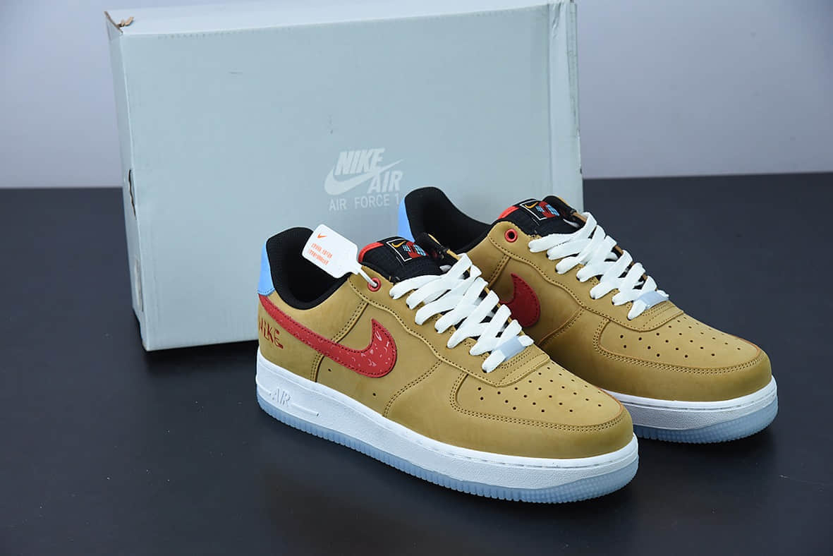 耐克 Nike Air Force 1 Low “Satellite”棕红空军一号低帮百搭休闲运动板鞋纯原版本 货号：DQ7628-200