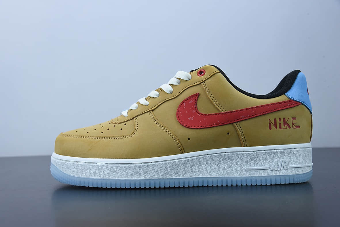 耐克 Nike Air Force 1 Low “Satellite”棕红空军一号低帮百搭休闲运动板鞋纯原版本 货号：DQ7628-200