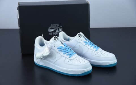 耐克 Nike Air Force 1 Low '07 “白蓝水晶”配色低帮空军一号休闲板鞋纯原版本 货号：KH0806-168