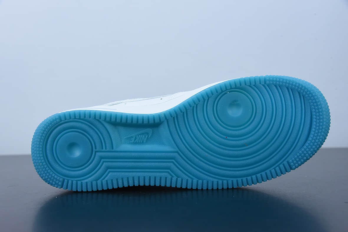 耐克 Nike Air Force 1 Low '07 “白蓝水晶”配色低帮空军一号休闲板鞋纯原版本 货号：KH0806-168