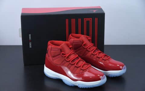 乔丹 Air Jordan 11 Retro “Gym Red” AJ11 高帮大学红乔丹11代篮球运动鞋纯原版本 货号：378037-623