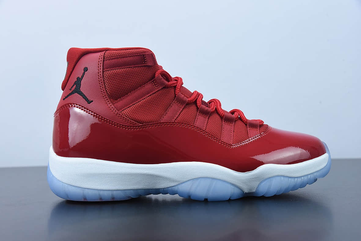 乔丹 Air Jordan 11 Retro “Gym Red” AJ11 高帮大学红乔丹11代篮球运动鞋纯原版本 货号：378037-623