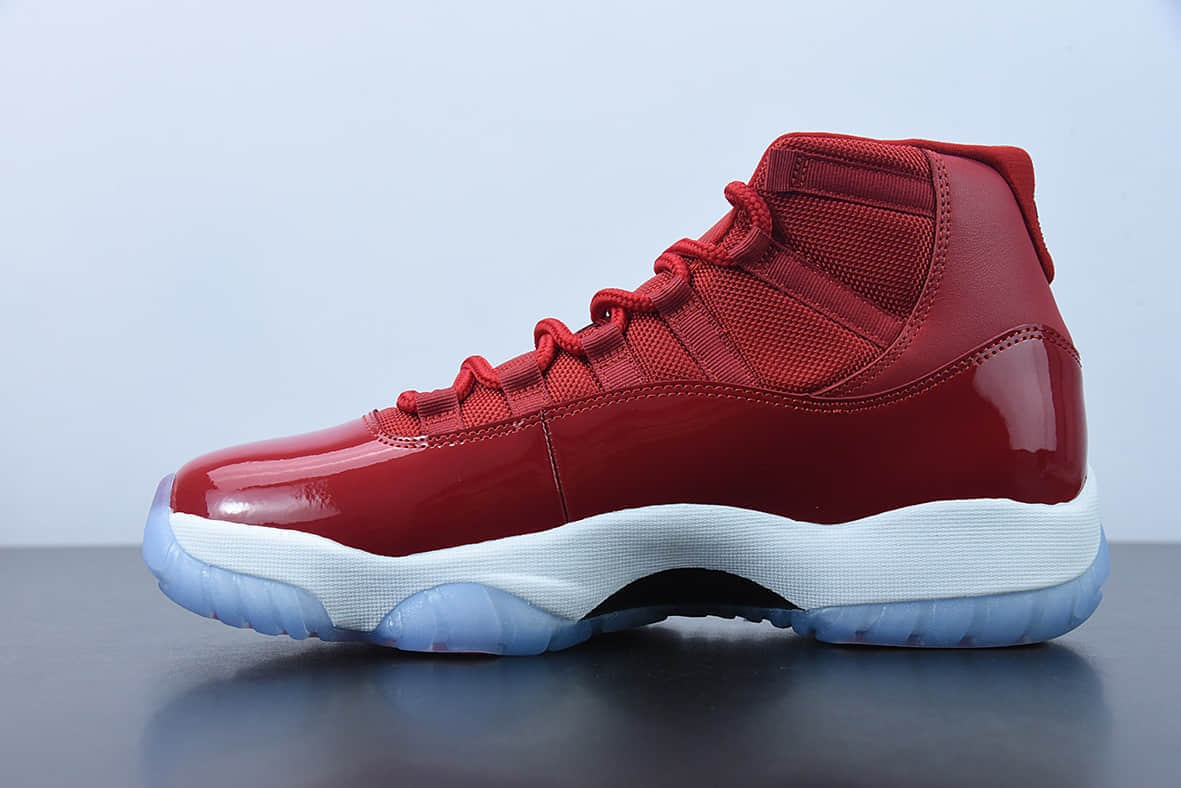 乔丹 Air Jordan 11 Retro “Gym Red” AJ11 高帮大学红乔丹11代篮球运动鞋纯原版本 货号：378037-623