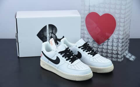 耐克 Nike Air Force 1 Low 空军一号情人节限定苏格兰风格爱心vibe做旧风低帮百搭休闲板鞋纯原版本 货号：CW2288-112