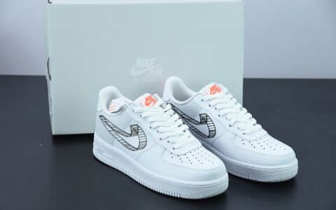 耐克 Nike Air Force 1素描3D空军一号低帮休闲板鞋纯原版本 货号：DR0149-100