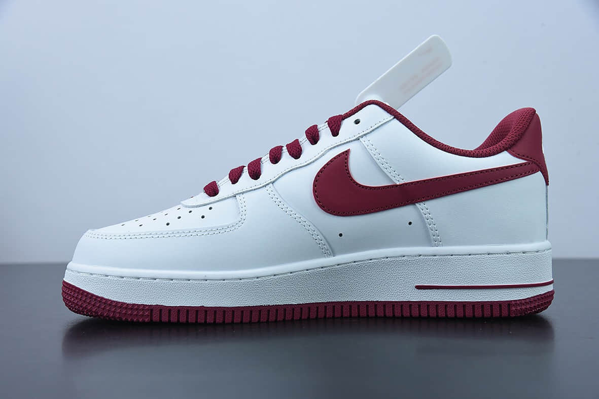 耐克 Nike Air Force 1 Low 白红空军一号低帮运动休闲板鞋纯原版本 货号：DH7561-101