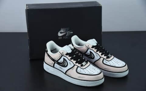 耐克Nike Air Force 1 Low’07 二次元主题樱花粉配色空军一号低帮休闲板鞋纯原版本 货号：CW2288-213