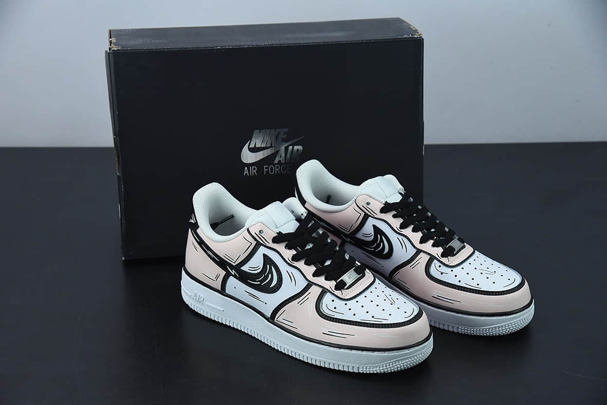 耐克Nike Air Force 1 Low’07 二次元主题樱花粉配色空军一号低帮休闲板鞋纯原版本 货号：CW2288-213