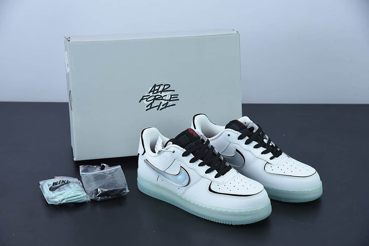 耐克 Nike Air Force 1 魔术贴山峰白空军一号低帮运动休闲板鞋纯原版本 货号：DH7341-100