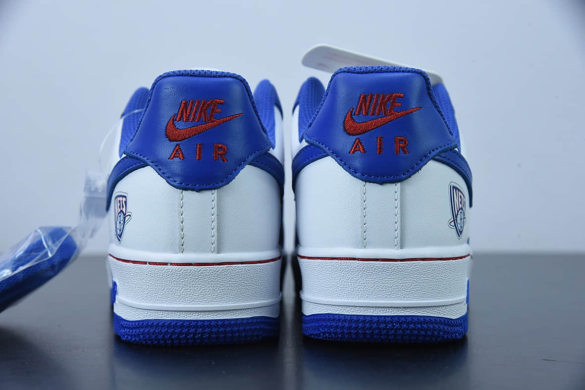 耐克 Nike Air Force 1 Low ’07 NBA篮网联名白蓝空军一号低帮休闲板鞋纯原版本 货号：315122-141