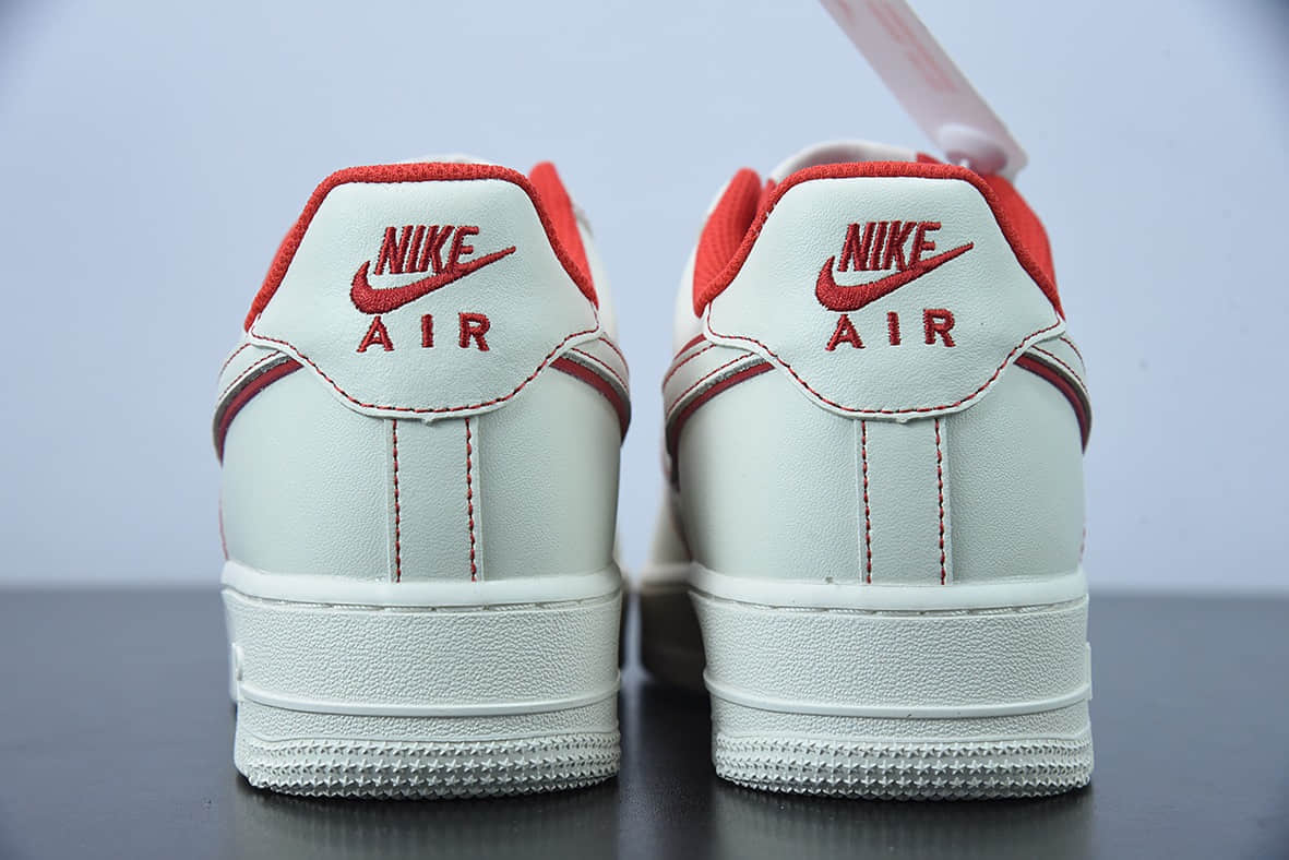 耐克 Nike Air Force 1 '07 LowSailPhantom白红手稿兔八哥空军一号板鞋纯原版本 货号：315122-707