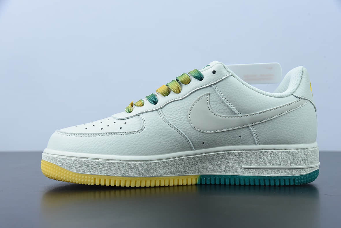 耐克 Nike Air Force 1 Low '07“米黄绿”犹他爵士队城市限定空军一号低帮休闲板鞋纯原版本 货号：ZJ6695-303