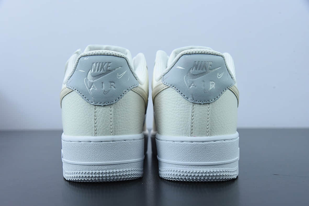 耐克 Nike Air Force 1 Low 米白反光空军一号低帮运动休闲板鞋纯原版本 货号：DR7857-100