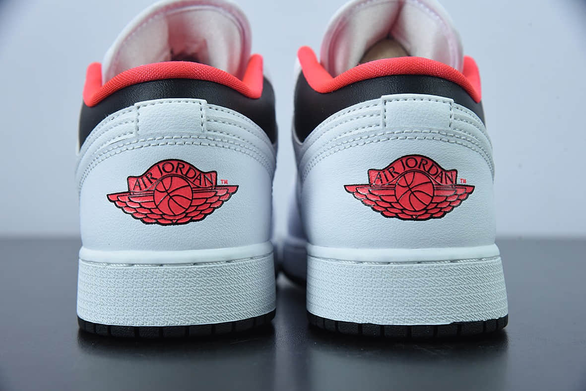 乔丹 Air Jordan 1 Low AJ1 黑白红低帮篮球鞋纯原版本 货号：553560-160