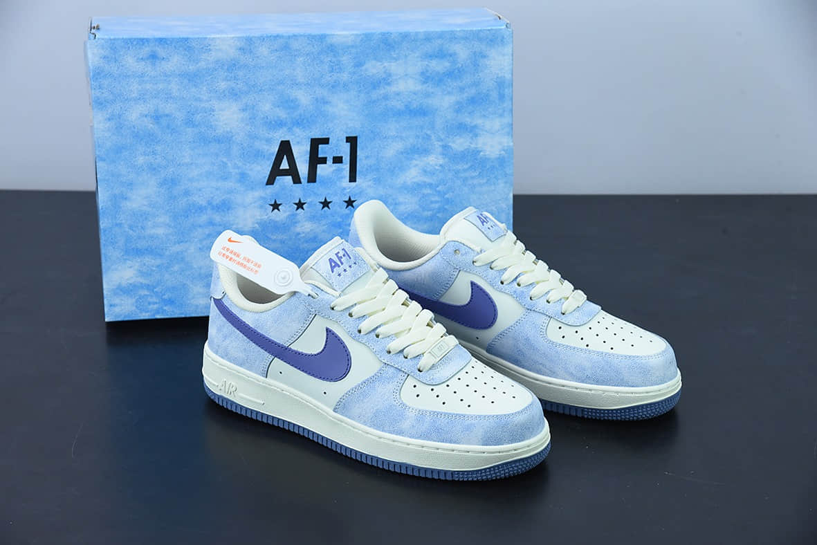 耐克Nike Air Force 1 '07 Low 紫罗兰空军一号低帮板鞋纯原版本 货号：GK9978-022