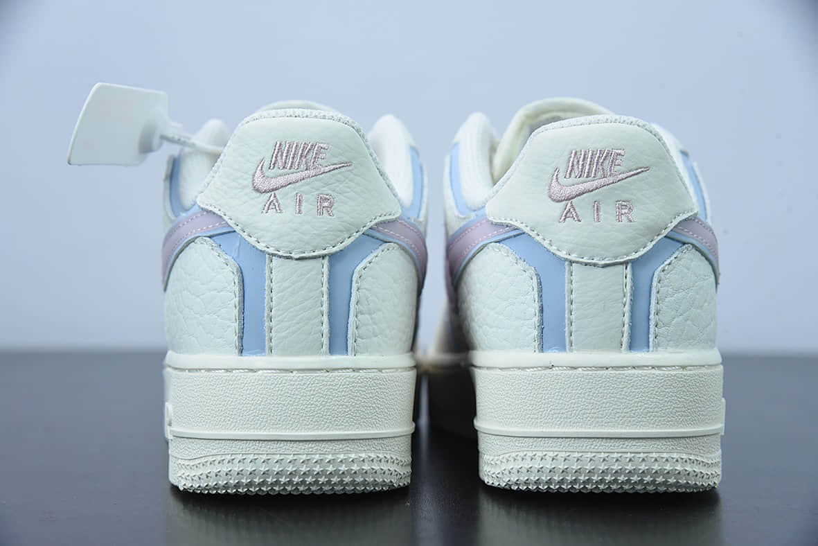 耐克Nike Air Force 1 空军一号紫粉勾低帮运动休闲板鞋纯原版本 货号：DM0119-415