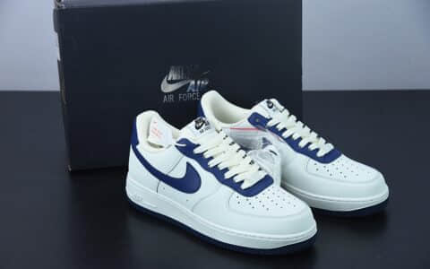 耐克 Nike Air Force 1 Low '07 “米蓝拼接”低帮空军一号休闲板鞋纯原版本 货号：AL2236-106