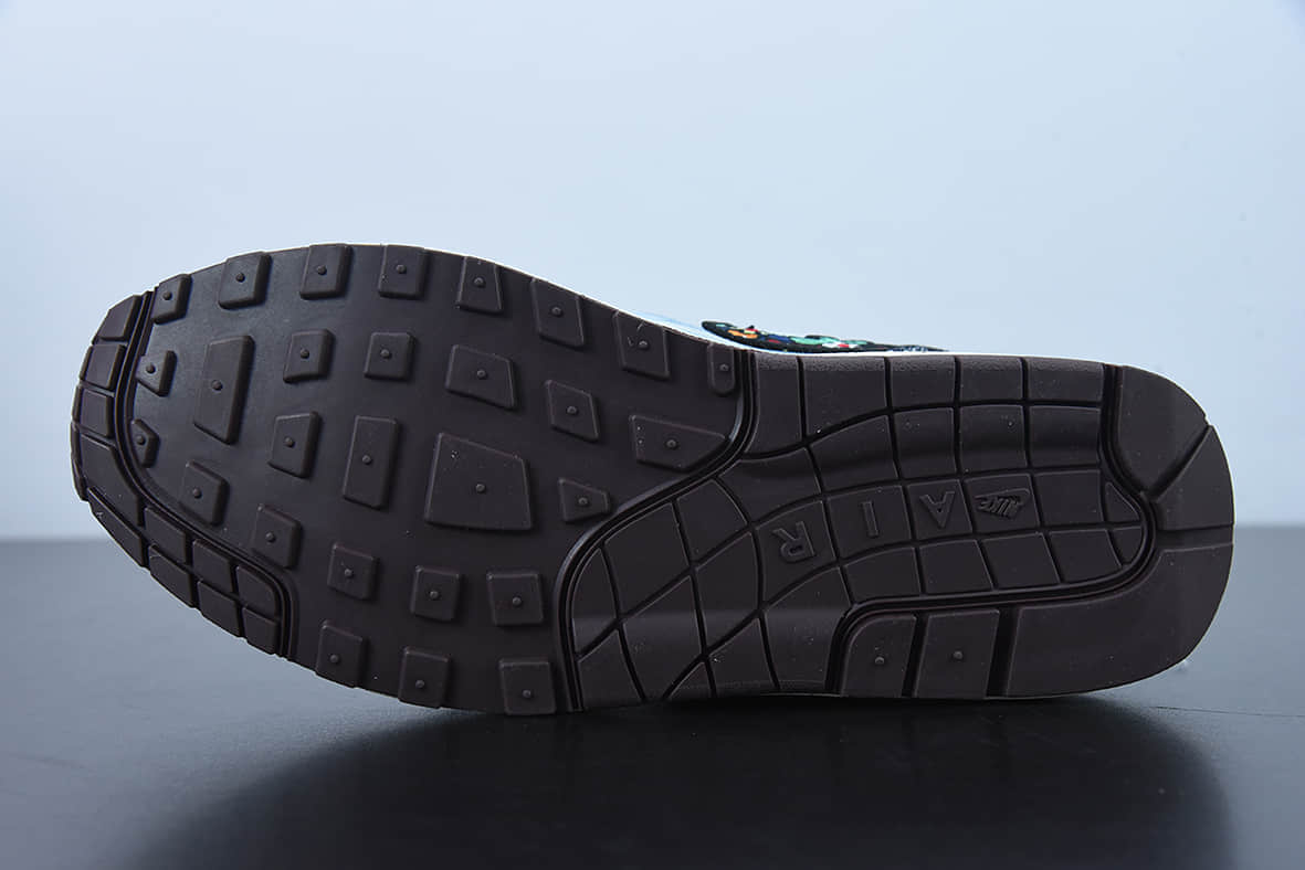 耐克 Nike Concepts x Nk Air Max 1 SP联名款绿蓝红半掌气垫复古跑步鞋纯原版本 货号：DN1803-300