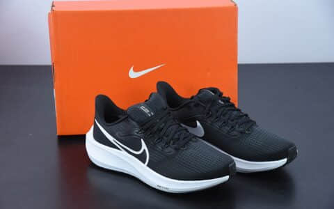 耐克Nike Air Zoom Pegasus 39 针织透气黑白色休闲运动慢跑鞋纯原版本 货号：DH4071-001